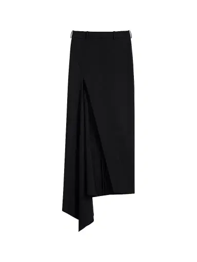 Givenchy Women's Slashed Long Skirt in Wool | Thumbnail 1 Givenchy Women's Slashed Long Skirt in Wool | Thumbnail 1