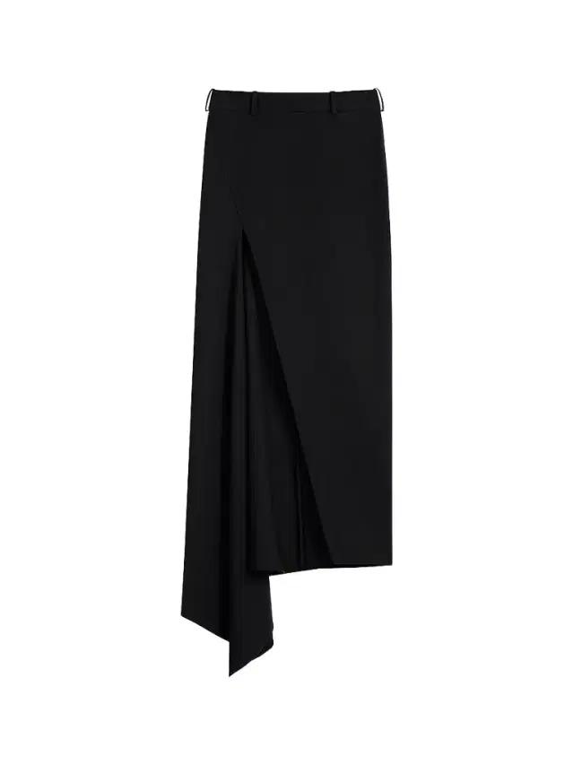 Women's Slashed Long Skirt in Wool Women's Slashed Long Skirt in Wool