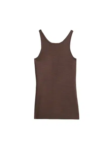 TOTEME Women's Classic Compact Knit Tank - Walnut - Size XL | Thumbnail 1 TOTEME Women's Classic Compact Knit Tank - Walnut - Size XL | Thumbnail 1