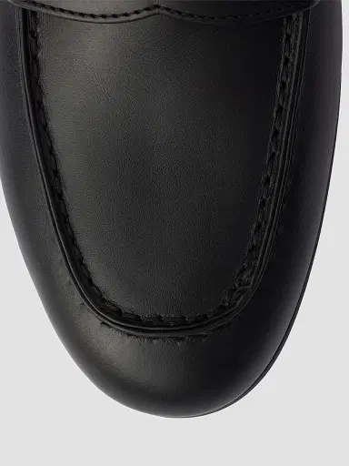 Prada Women's Leather Loafers - Black | Thumbnail 4 Prada Women's Leather Loafers - Black | Thumbnail 4
