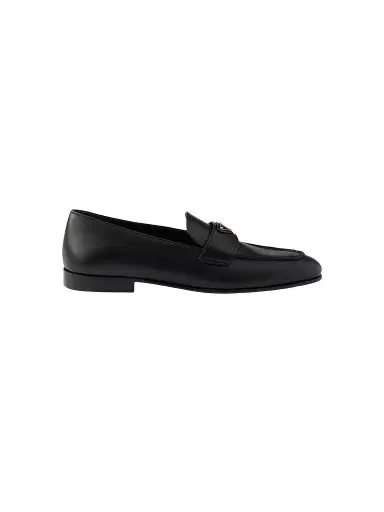 Prada Women's Leather Loafers - Black | Thumbnail 1 Prada Women's Leather Loafers - Black | Thumbnail 1