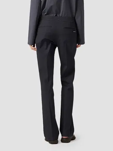 Miu Miu Women's Stretch Poplin Pants - Black | Thumbnail 4 Miu Miu Women's Stretch Poplin Pants - Black | Thumbnail 4