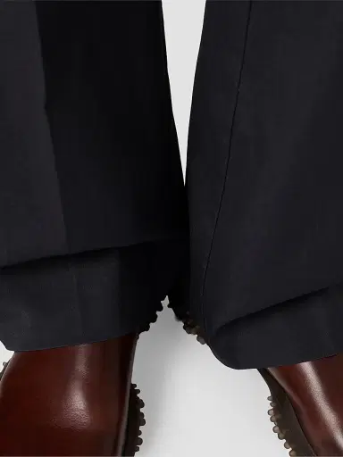 Miu Miu Women's Stretch Poplin Pants - Black | Thumbnail 5 Miu Miu Women's Stretch Poplin Pants - Black | Thumbnail 5