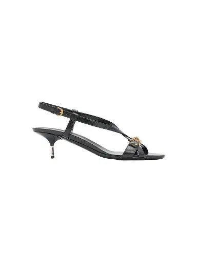 Versace Women's Medusa 50MM Leather Sandals - Black | Thumbnail 1 Versace Women's Medusa 50MM Leather Sandals - Black | Thumbnail 1