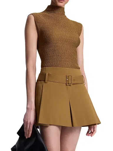 A.L.C. Women's Jada Turtleneck Top - Saddle | Thumbnail 5 A.L.C. Women's Jada Turtleneck Top - Saddle | Thumbnail 5