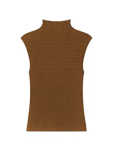 A.L.C. Women's Jada Turtleneck Top - Saddle | Thumbnail 1 A.L.C. Women's Jada Turtleneck Top - Saddle | Thumbnail 1
