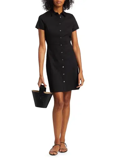 Theory Women's Linen-Blend Shirtdress - White | Thumbnail 2 Theory Women's Linen-Blend Shirtdress - White | Thumbnail 2