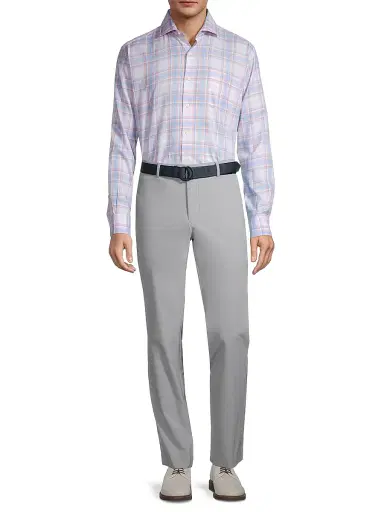 Peter Millar Men's Crown Crafted Surge Performance Trousers - Gale Grey | Thumbnail 2 Peter Millar Men's Crown Crafted Surge Performance Trousers - Gale Grey | Thumbnail 2