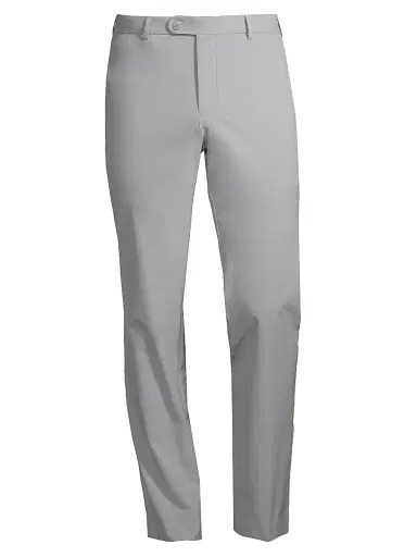Peter Millar Men's Crown Crafted Surge Performance Trousers - Gale Grey | Thumbnail 1 Peter Millar Men's Crown Crafted Surge Performance Trousers - Gale Grey | Thumbnail 1