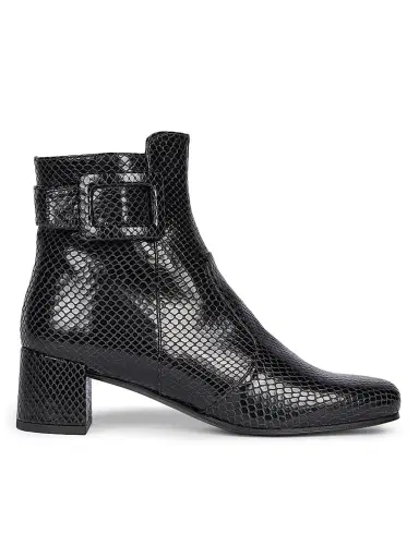 Roger Vivier Women's Tres Vivier 45MM Snakeskin-Embossed Leather Ankle Boots | Thumbnail 1 Roger Vivier Women's Tres Vivier 45MM Snakeskin-Embossed Leather Ankle Boots | Thumbnail 1