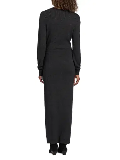 Isabel Marant Women's Jozira Draped Sweaterdress - Anthracite | Thumbnail 5 Isabel Marant Women's Jozira Draped Sweaterdress - Anthracite | Thumbnail 5