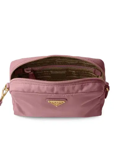 Prada Women's Re-Nylon Pouch - Pink | Thumbnail 4 Prada Women's Re-Nylon Pouch - Pink | Thumbnail 4