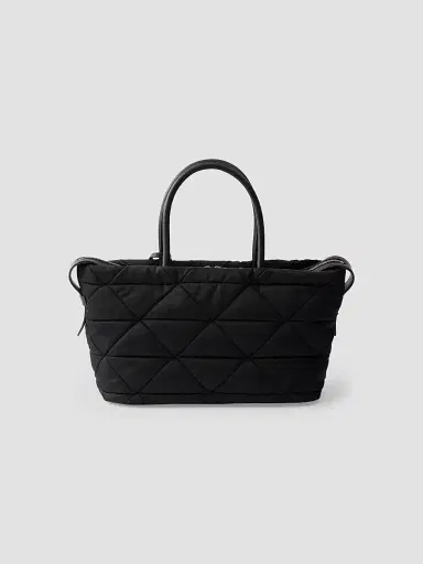 Prada Women's Medium Padded Nylon Top Handle Bag | Thumbnail 3 Prada Women's Medium Padded Nylon Top Handle Bag | Thumbnail 3