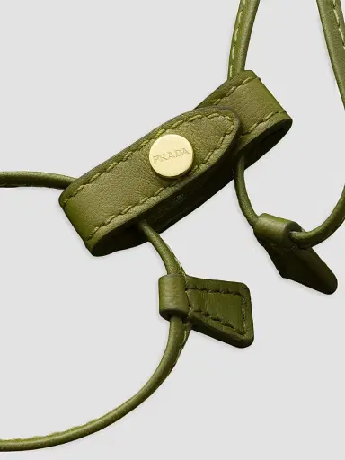 Prada Women's Wish Re-Nylon Pouch - Green | Thumbnail 6 Prada Women's Wish Re-Nylon Pouch - Green | Thumbnail 6
