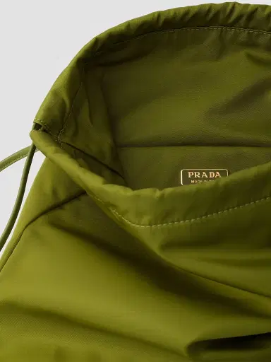 Prada Women's Wish Re-Nylon Pouch - Green | Thumbnail 8 Prada Women's Wish Re-Nylon Pouch - Green | Thumbnail 8