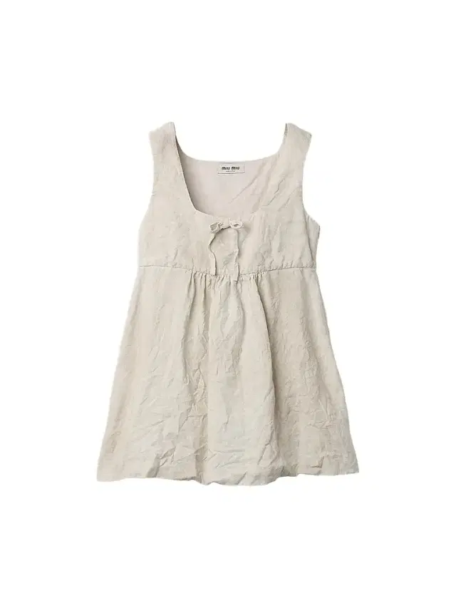 Women's Linen Mini Dress - Beige Khaki Women's Linen Mini Dress - Beige Khaki