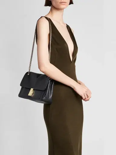 Tom Ford Women's Mia Leather Shoulder Bag - Black | Thumbnail 2 Tom Ford Women's Mia Leather Shoulder Bag - Black | Thumbnail 2