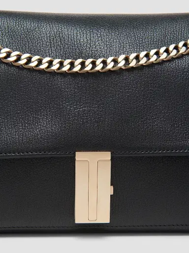 Tom Ford Women's Mia Leather Shoulder Bag - Black | Thumbnail 6 Tom Ford Women's Mia Leather Shoulder Bag - Black | Thumbnail 6
