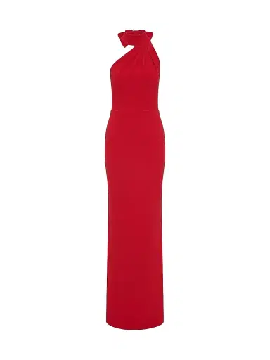 Rebecca Vallance Women's Raziel Crepe Column Gown - Red | Thumbnail 1 Rebecca Vallance Women's Raziel Crepe Column Gown - Red | Thumbnail 1