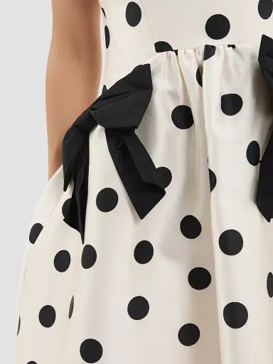 Rebecca Vallance Women's Bacio Polka Dot Midi Dress - Spot - Size 14 | Thumbnail 8 Rebecca Vallance Women's Bacio Polka Dot Midi Dress - Spot - Size 14 | Thumbnail 8
