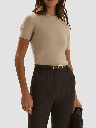Favorite Daughter Women's The Good Sport Top - Cream - Size XS | Thumbnail 4 Favorite Daughter Women's The Good Sport Top - Cream - Size XS | Thumbnail 4