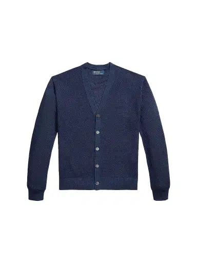 Polo Ralph Lauren Men's Linen V-Neck Cardigan - Newport Navy | Thumbnail 1 Polo Ralph Lauren Men's Linen V-Neck Cardigan - Newport Navy | Thumbnail 1