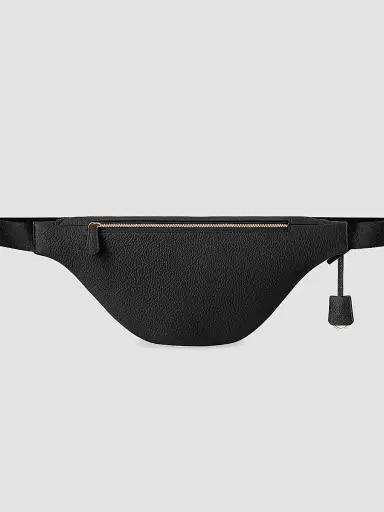MAISON de SABRÉ Large Leather Sling Bag - Black Caviar | Thumbnail 5 MAISON de SABRÉ Large Leather Sling Bag - Black Caviar | Thumbnail 5