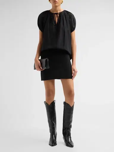 Isabel Marant Women's Denvee Leather Western Boots | Thumbnail 3 Isabel Marant Women's Denvee Leather Western Boots | Thumbnail 3