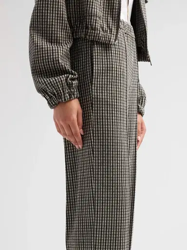 Fabiana Filippi Women's Filo Diamante Houndsooth Jersey Trousers - Only One Colour - Size 0 | Thumbnail 5 Fabiana Filippi Women's Filo Diamante Houndsooth Jersey Trousers - Only One Colour - Size 0 | Thumbnail 5