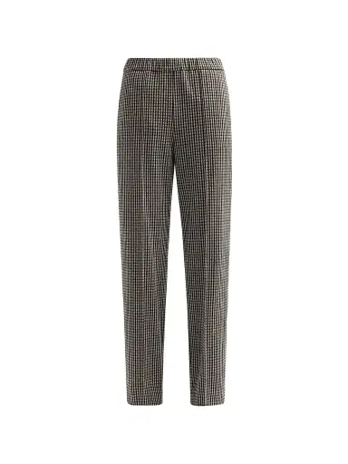 Fabiana Filippi Women's Filo Diamante Houndsooth Jersey Trousers - Only One Colour - Size 0 | Thumbnail 1 Fabiana Filippi Women's Filo Diamante Houndsooth Jersey Trousers - Only One Colour - Size 0 | Thumbnail 1
