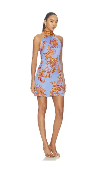 Hemant & Nandita Halter Mini Dress | Thumbnail 2 Hemant & Nandita Halter Mini Dress | Thumbnail 2