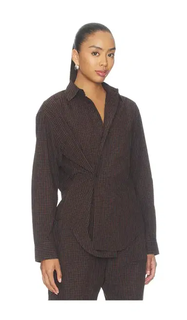 Pistola Mila Long Sleeve Button Down Wrap Top | Thumbnail 2 Pistola Mila Long Sleeve Button Down Wrap Top | Thumbnail 2
