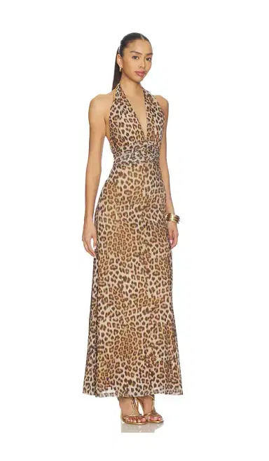 Bardot Elera Printed Mesh Maxi Dress | Thumbnail 2 Bardot Elera Printed Mesh Maxi Dress | Thumbnail 2
