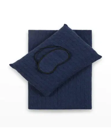 Sofia Cashmere Cashmere Cable-Knit Travel Set | Thumbnail 2 Sofia Cashmere Cashmere Cable-Knit Travel Set | Thumbnail 2