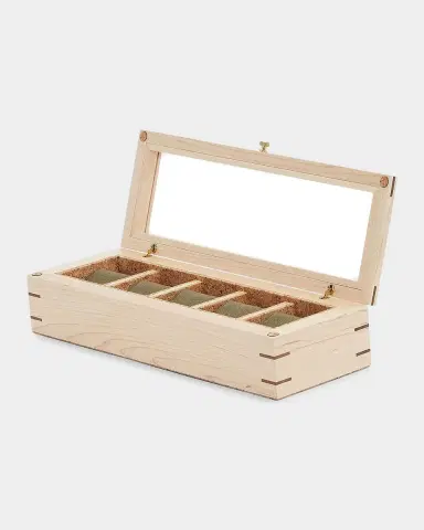 WOLF Flatiron II 5-Watch Storage Box | Thumbnail 2 WOLF Flatiron II 5-Watch Storage Box | Thumbnail 2