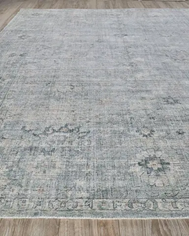 Exquisite Rugs Cambridge Hand-Loomed Blue Rug | Thumbnail 2 Exquisite Rugs Cambridge Hand-Loomed Blue Rug | Thumbnail 2