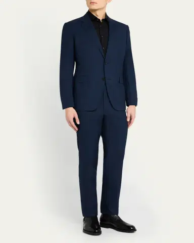 ZEGNA Men's Melange Trofeo Suit | Thumbnail 2 ZEGNA Men's Melange Trofeo Suit | Thumbnail 2