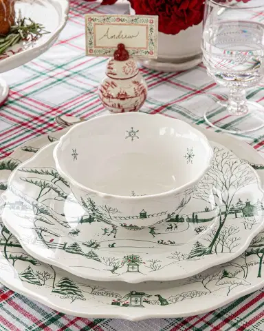 Juliska Country Estate Winter Frolic 16-Piece Dinnerware Set | Thumbnail 1 Juliska Country Estate Winter Frolic 16-Piece Dinnerware Set | Thumbnail 1
