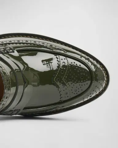 The Office of Angela Scott Mrs. Sophia Wing-Tip Penny Loafers | Thumbnail 4 The Office of Angela Scott Mrs. Sophia Wing-Tip Penny Loafers | Thumbnail 4