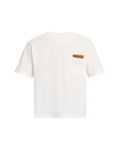 Bottega Veneta Men's Pima Cotton Jersey Intrecciato-Pocket T-Shirt | Thumbnail 1 Bottega Veneta Men's Pima Cotton Jersey Intrecciato-Pocket T-Shirt | Thumbnail 1