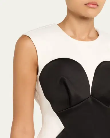 Marc Jacobs Seamed Up Satin Trompe L'oeil Mini Dress | Thumbnail 5 Marc Jacobs Seamed Up Satin Trompe L'oeil Mini Dress | Thumbnail 5