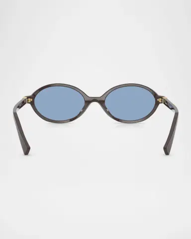 Miu Miu Acetate Oval Sunglasses | Thumbnail 2 Miu Miu Acetate Oval Sunglasses | Thumbnail 2