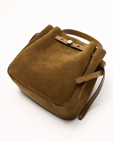 Tory Burch Romy Suede Belted Bucket Bag | Thumbnail 4 Tory Burch Romy Suede Belted Bucket Bag | Thumbnail 4