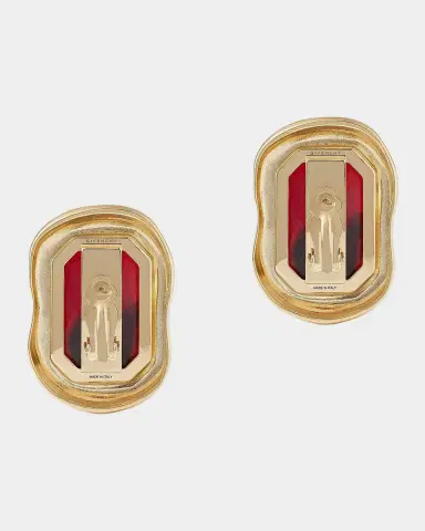 Givenchy Sculptural Crystal Earrings in Metal | Thumbnail 6 Givenchy Sculptural Crystal Earrings in Metal | Thumbnail 6