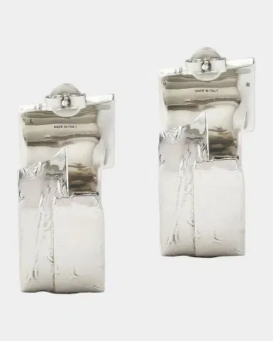 Givenchy Tape Logo Hoop Earrings | Thumbnail 3 Givenchy Tape Logo Hoop Earrings | Thumbnail 3