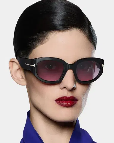 TOM FORD Arizona 53MM Rectangular Sunglasses | Thumbnail 9 TOM FORD Arizona 53MM Rectangular Sunglasses | Thumbnail 9