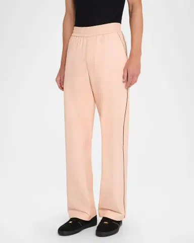 TOM FORD Men 's Napa Leather Straight-Leg Pull-On Pants | Thumbnail 4 TOM FORD Men 's Napa Leather Straight-Leg Pull-On Pants | Thumbnail 4