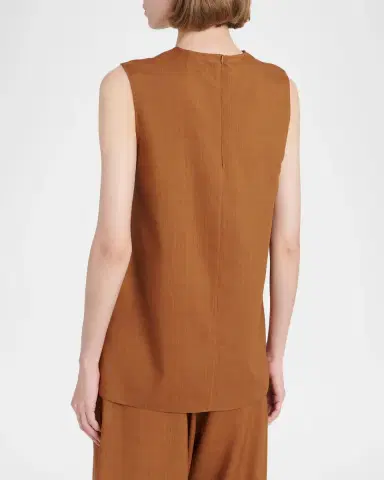 Ferragamo Sleeveless Wool Top | Thumbnail 3 Ferragamo Sleeveless Wool Top | Thumbnail 3