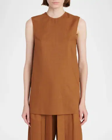 Ferragamo Sleeveless Wool Top | Thumbnail 4 Ferragamo Sleeveless Wool Top | Thumbnail 4