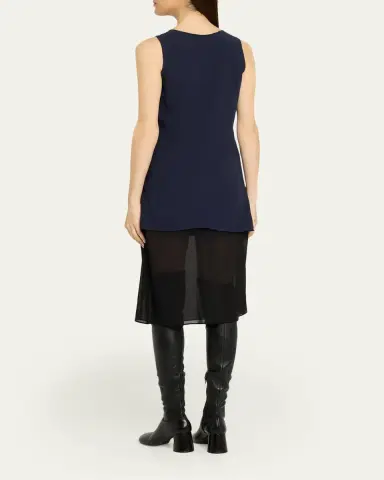 Maison Margiela Mixed-Media Tank Midi Dress | Thumbnail 3 Maison Margiela Mixed-Media Tank Midi Dress | Thumbnail 3